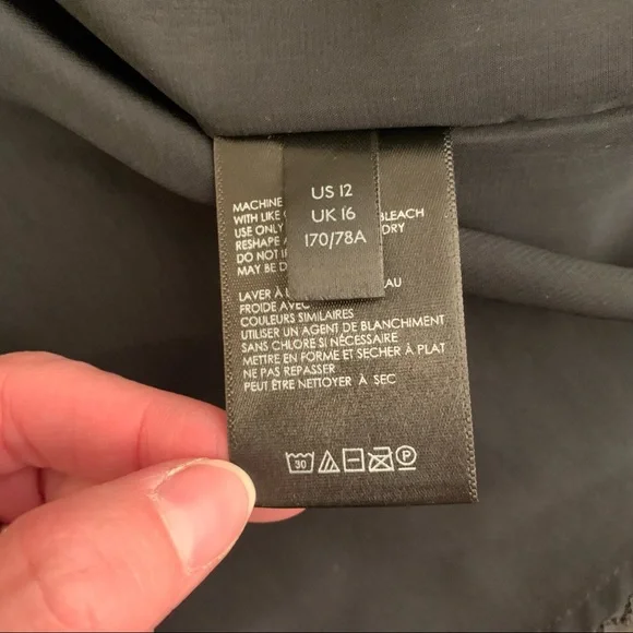 Maeve by Anthropologie black ruffle lined midi skirt - 12 - Picture 6 of 9